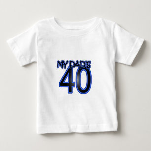 Camiseta Para Bebê Meu pai 40