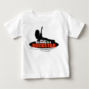 Camiseta Para Bebê Meu pai é um t-shirt de Rockstar