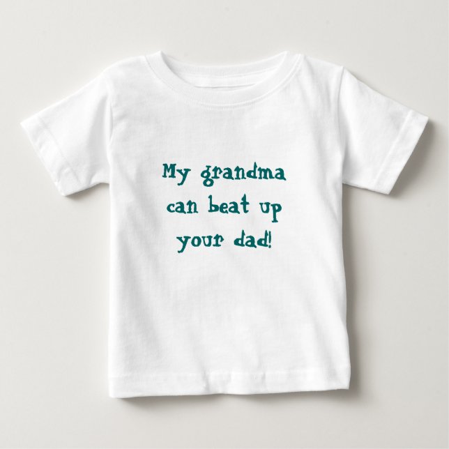 Camiseta Para Bebê Meu pai grandmacan do upyour da batida! (Frente)