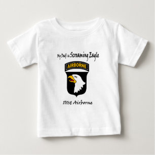Camiseta Para Bebê Meu Pai Grita Uma Águia