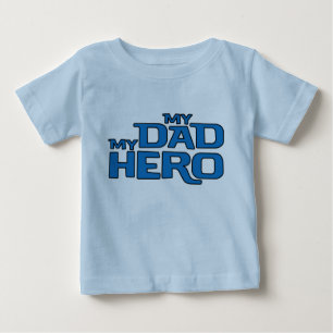 CAMISETA PARA BEBÊ MEU PAI MEU HERÓI