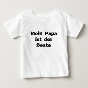 Camiseta Para Bebê Meu papai é Bom Shirt