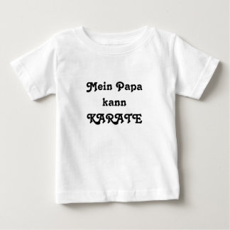 Camiseta Para Bebê Meu papai kannKARATE