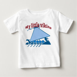 Camiseta Para Bebê Meu Pequeno Bebê Viking T