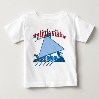Camiseta Para Bebê Meu Pequeno Bebê Viking T