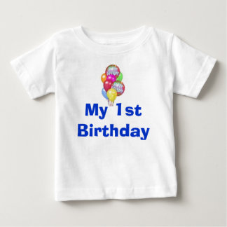 Camiseta Para Bebê Meu primeiro aniversario
