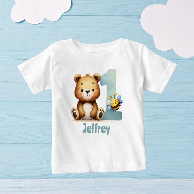 Camiseta Para Bebê Meu Primeiro Aniversário de Camponês (Criador carregado)