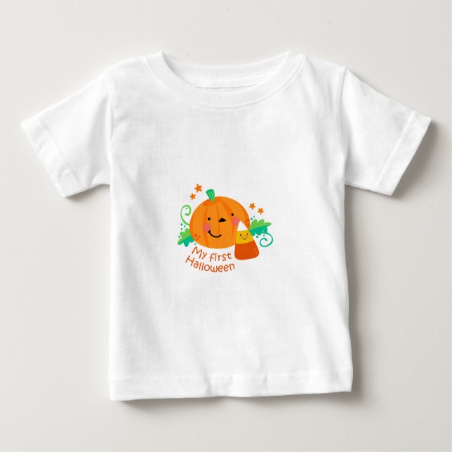 CAMISETA PARA BEBÊ MEU PRIMEIRO HALLOWEEN (Frente)