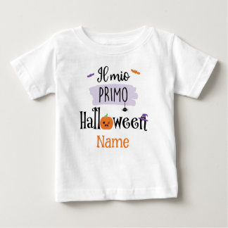 Camiseta Para Bebê Meu Primeiro Halloween - Il Mio Primo Halloween