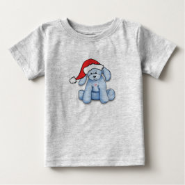 Camiseta Para Bebê "Meu Primeiro Natal", casaco de bebê com cachorrin