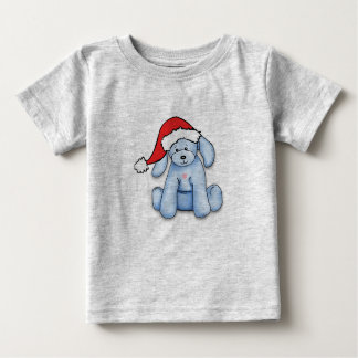 Camiseta Para Bebê "Meu Primeiro Natal", casaco de bebê com cachorrin