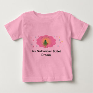 Camiseta Para Bebê Meu T longo das capas da criança do balé do