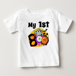 Camiseta Para Bebê Meu truque de fantasma do dia das bruxas de 1rua