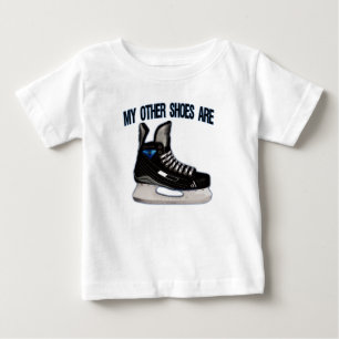 Camiseta Para Bebê 'Meus outros calçados são skates