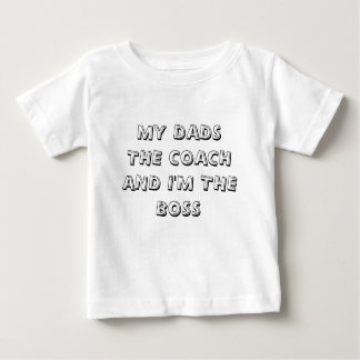 Camiseta Para Bebê MEUS PAIS O TREINADOR E mim são O CHEFE