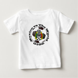 Camiseta Para Bebê México contra o mundo 2010