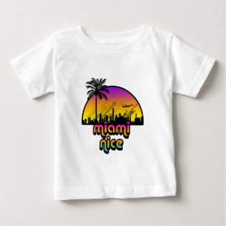 Camiseta Para Bebê Miami agradável