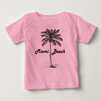 Camiseta Para Bebê Miami Beach