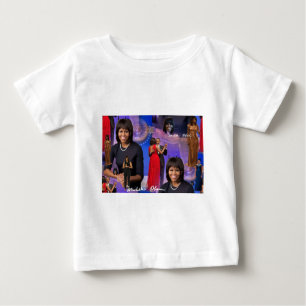 Camiseta Para Bebê Michelle Obama