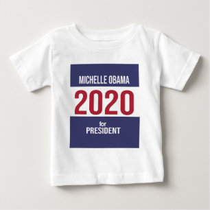 Camiseta Para Bebê Michelle Obama para a eleição do presidente 2020