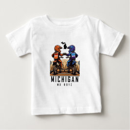 Camiseta Para Bebê Michigan Mx Boyz Toddler T-Shirt