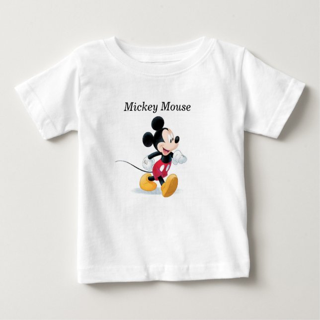 Camiseta Para Bebê Mickey Toddler boy T-Shirt (Frente)