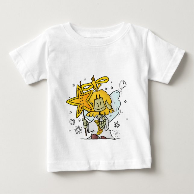 Camiseta Para Bebê Micol - der fröhliche Sternenengel (Frente)