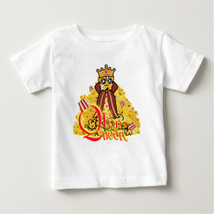 Camiseta Para Bebê Mikitiez popqueen popcorn moivenight cinema
