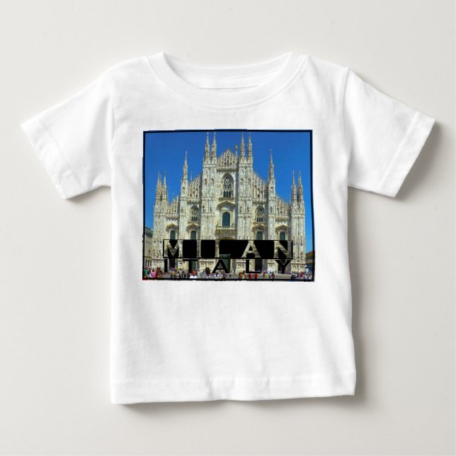 Camiseta Para Bebê Milão (Frente)