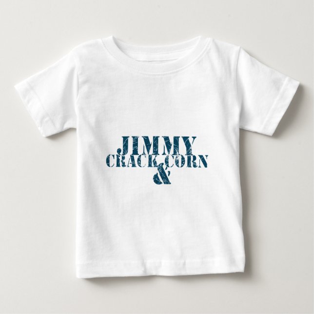 Camiseta Para Bebê Milho da rachadura de Jimmy e (Frente)
