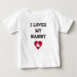 Camiseta Para Bebê Mim baby-sitter dos amores
