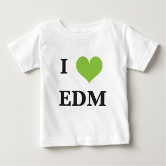 Camiseta Para Bebê mim coração EDM
