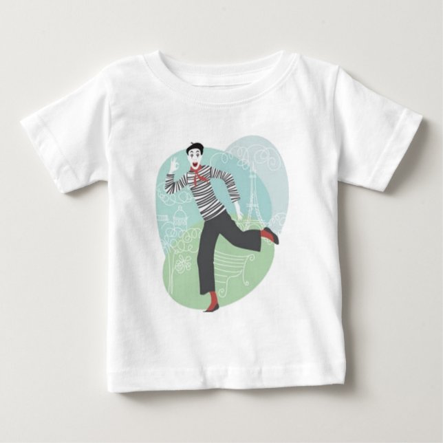 Camiseta Para Bebê Mime (Frente)