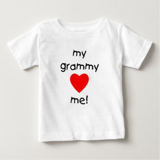 Camiseta Para Bebê minha avó me ama