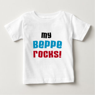 Camiseta Para Bebê Minha Beppe Rocks T-shirts e presentes