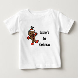 Camiseta Para Bebê Minha camiseta bebê de pão de Natal de 1rua