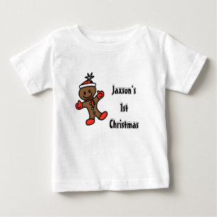 Camiseta Para Bebê Minha camiseta bebê de pão de Natal de 1rua