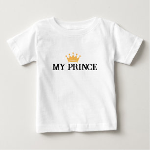 Camiseta Para Bebê Minha camiseta de bebê com design de Príncipe