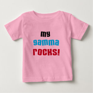 Camiseta Para Bebê Minha Gama Rocks T-shirts e presentes