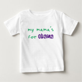 Camiseta Para Bebê Minha mãe é para Obama Toddler L/S T-Shirt