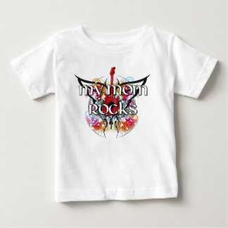 Camiseta Para Bebê Minha mamã balança o t-shirt