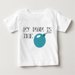 Camiseta Para Bebê Minha mamã é a bomba