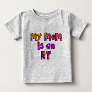 Camiseta Para Bebê "Minha mamã é cão de um RT" & caçoa t-shirt