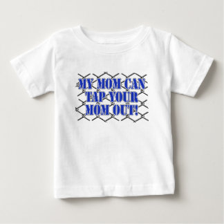 Camiseta Para Bebê Minha mamã pode fazer sua mamã bater! Os Muttahida