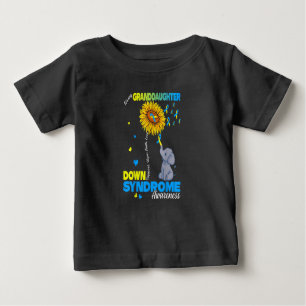 Camiseta Para Bebê Minha neta Abaixo Síndrome de Consciência Bonita P