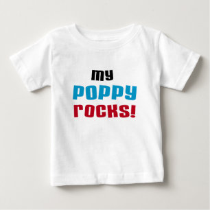 Camiseta Para Bebê Minha papoila balança t-shirt e presentes