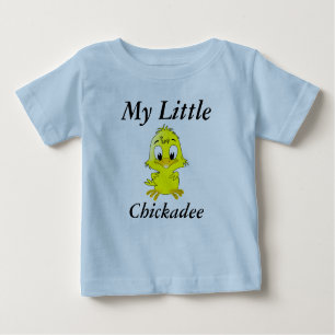 Camiseta Para Bebê Minha Pequena Camisa-T De Frango