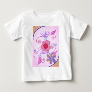 Camiseta Para Bebê Minha Pequena Princesa: Vetor Rosa Bebê Inspiracio