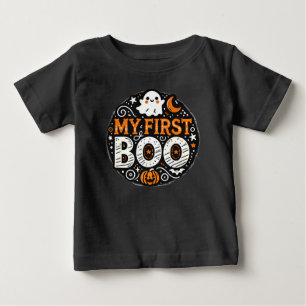 Camiseta Para Bebê Minha Primeira Camiseta do Bebê do Halloween