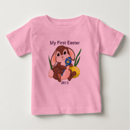 Camiseta Para Bebê Minha primeira páscoa